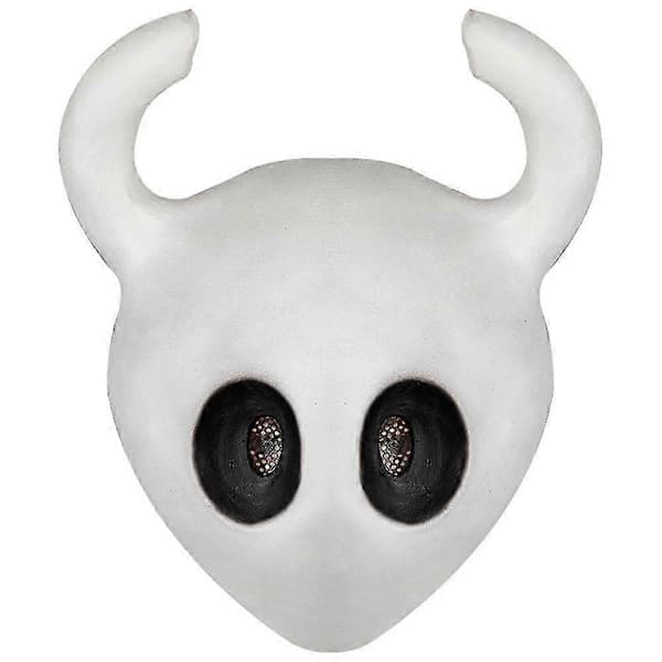 Halloween Hollow Knight Cosplay Latex Maske Hovedbeklædning Fest Rollespil Fancy Dress Prop Hoveddækning
