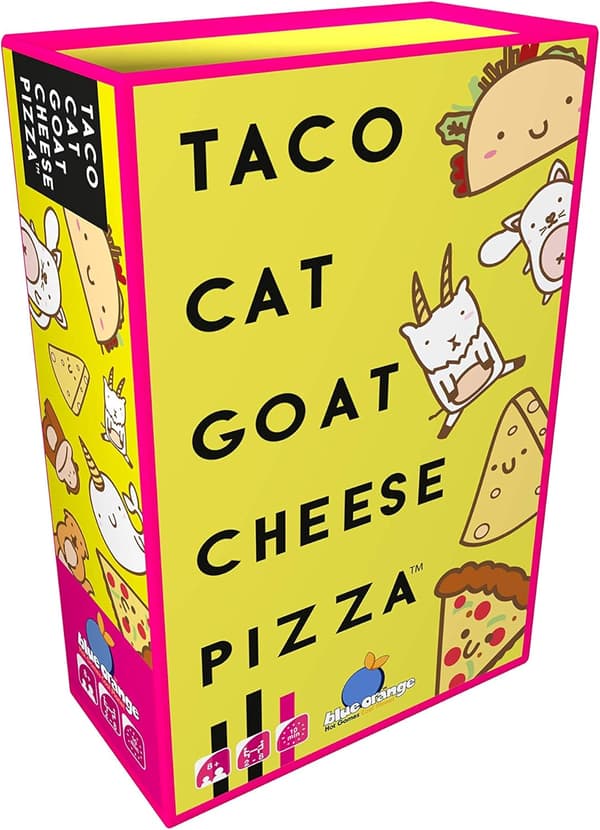 Blue Orange | Taco Cat Goat Cheese Pizza | Kortspill | Alder 8+ | 2-8 Spillere | 10-30 Minutters Spilletid