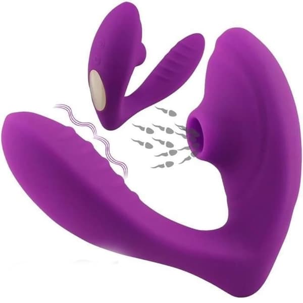 Sugevibrator til kvinder, 10 frekvensindstillinger, G-punktstimulerende dildo, kvindelig masturbationsdildo, sexlegetøj