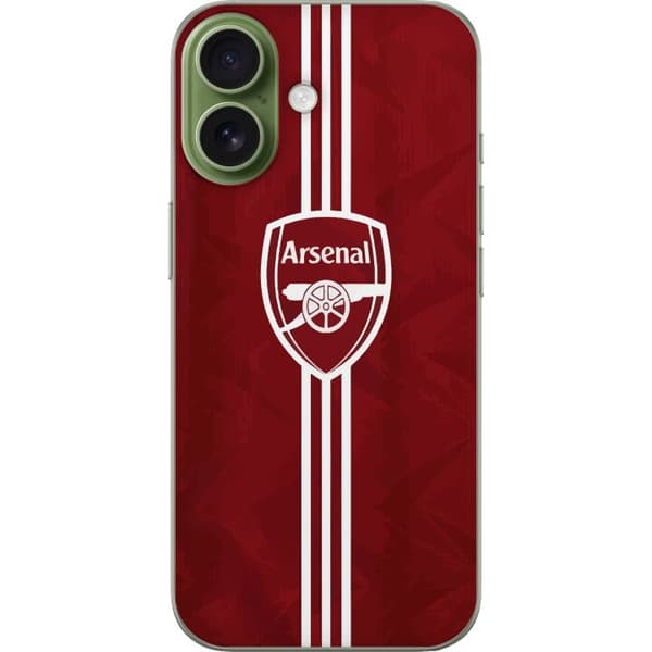 Yhteensopiva Puhelinkuori Apple iPhone 17 Arsenal Emblem Jalkapallo Premier League Seuravaakuna Punainen Valkoinen Ikoninen Fanit Lontoo Urheilu Moti