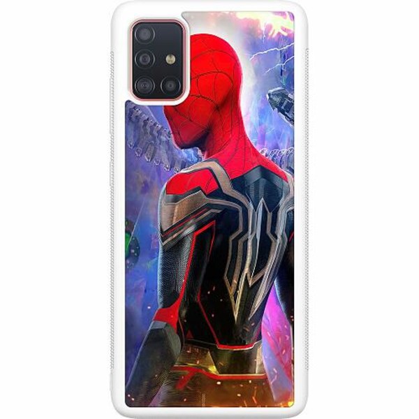 Samsung Galaxy A51 Soft Case (vit) Spider Man: No Way Home