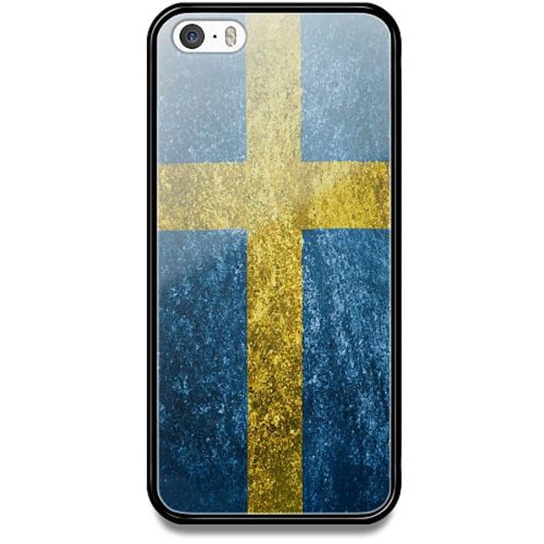 Apple Iphone 5 / 5s Se Svart Mobilskal Med Glas Sverige