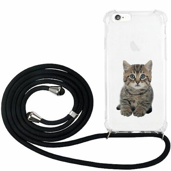 Apple Iphone 6 / 6s Glam. Case Band Silver Katt