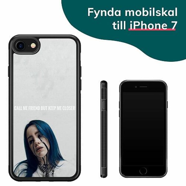 Köp Apple iPhone 7 Billigt mobilskal - Billie Eilish | Fyndiq