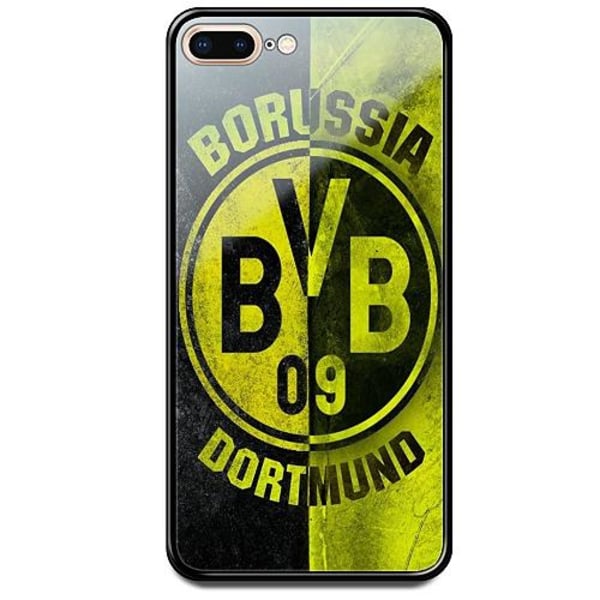 Apple Iphone 8 Plus Svart Mobilskal Med Glas Borussia Dortmund