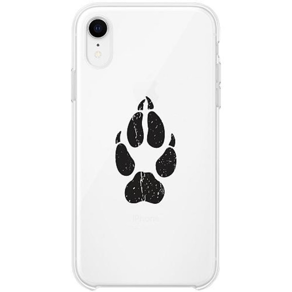 Apple Iphone Xr Firm Case Paw Print
