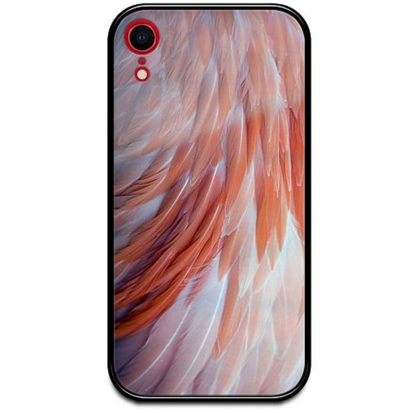 Apple Iphone Xr Svart Mobilskal Med Glas Coral Paradise