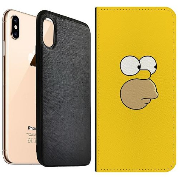 Apple Iphone Xs Max Magnetic Wallet Case Homer Simpson