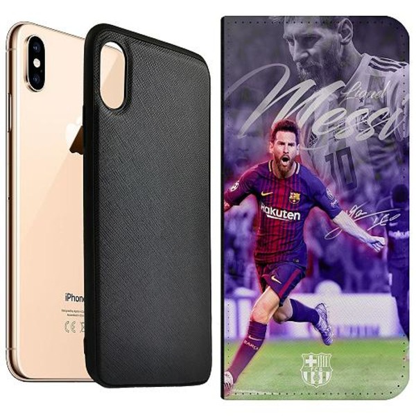 Apple Iphone Xs Max Magnetic Wallet Case Messi