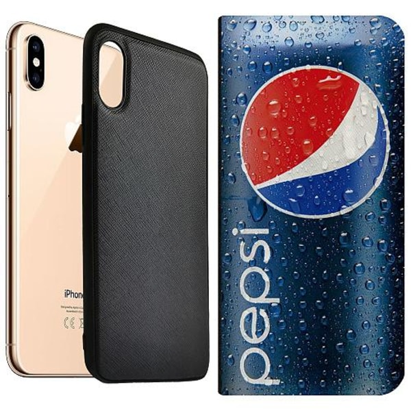 Apple Iphone Xs Max Magnetic Wallet Case Pepsi