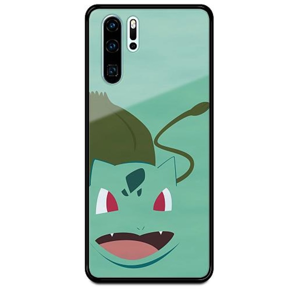 Huawei P30 Pro Svart Mobilskal Med Glas Pokémon - Bulbasaur