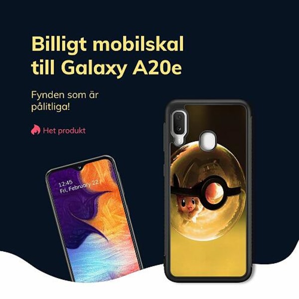 Köp Samsung Galaxy A20e Billigt mobilskal - Pokemon | Fyndiq