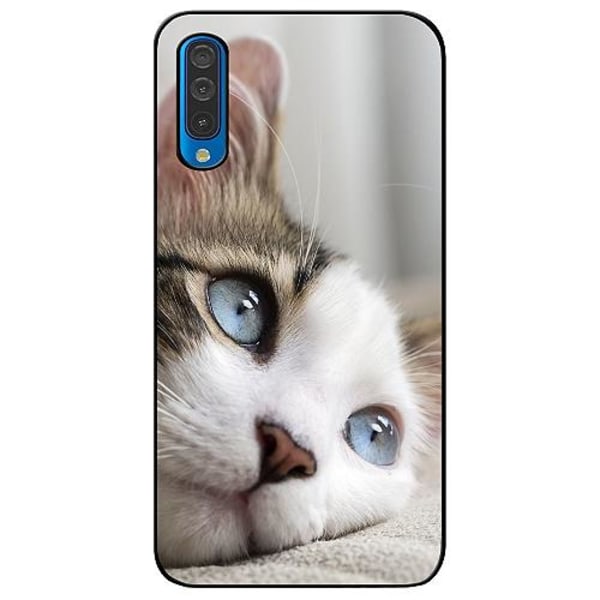 Samsung Galaxy A50 Mobilskal Cat With Beautiful Blue Eyes