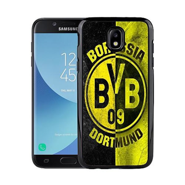 Samsung Galaxy J3 (2017) Soft Case (svart) Borussia Dortmund