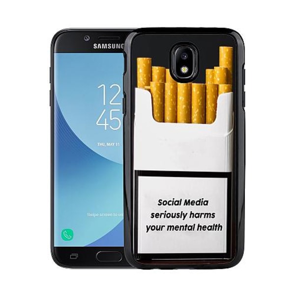 Samsung Galaxy J3 (2017) Soft Case (svart) Social Media Harms...