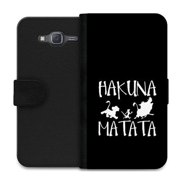 Samsung Galaxy J5 Wallet Case Hakuna Matata
