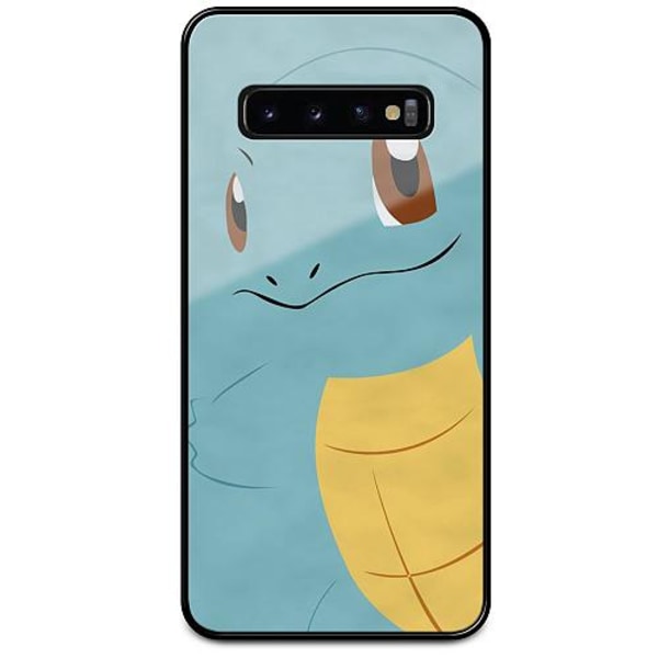 Samsung Galaxy S10 Svart Mobilskal Med Glas Pokémon - Squirtle