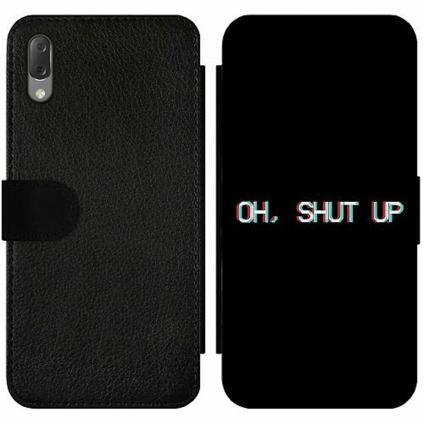 Sony Xperia L3 Wallet Slim Case Oh, Shut Up
