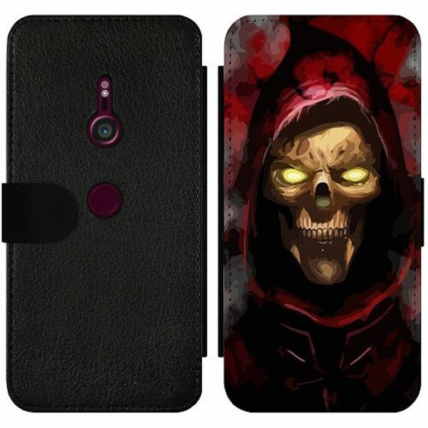 Sony Xperia Xz3 Wallet Slim Case Doctor Red Skull