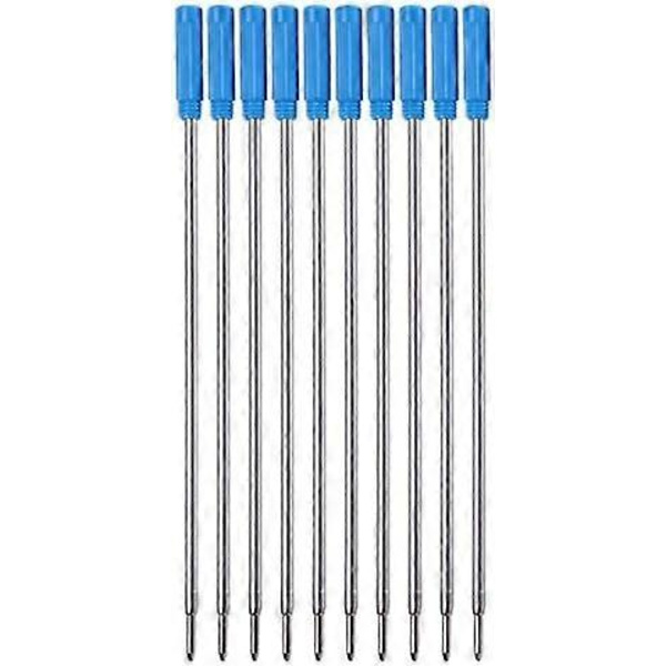 10 st 11,6 cm Blå Kulspetspennor Refiller, Passar Cross 8513 Kulspetspennor, Medium Spets