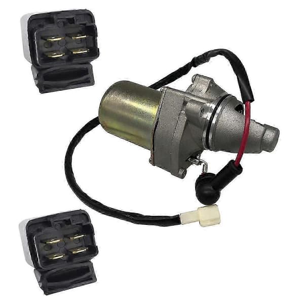 ATV Startmotor & Relé for Suzuki LT80 Quadsport 1987-2006 & Kawasaki KFX80 2003-2006 - 31100-40B01 31100-40B00