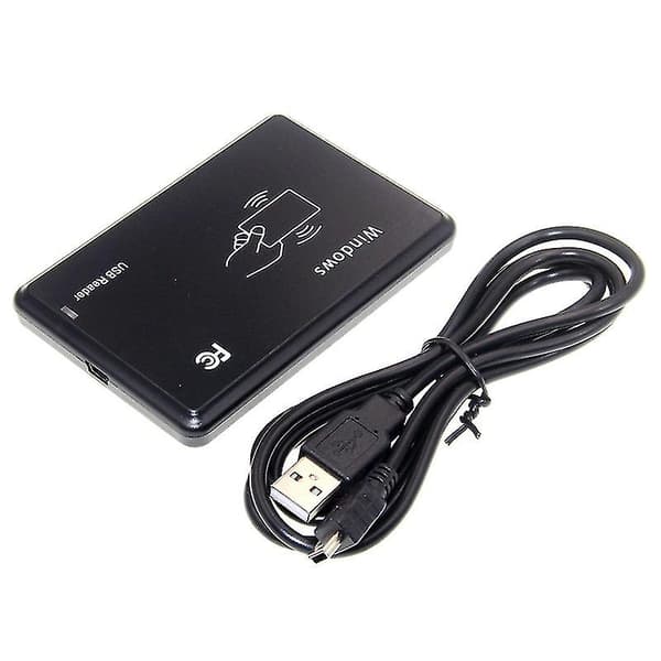 ID RFID-leser og -skriver 13,56 MHz kortleser USB-leser 1326 Hjemmeavstandskort og EM4100 IC NFC-kort Tilgangskontrollsystem Hjem igjen Mikrochipskann