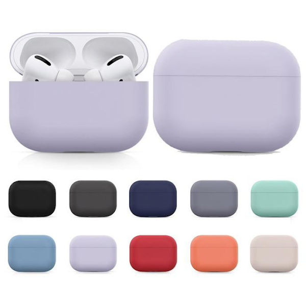 Otego Airpods Pro Silikone Etui - / Beskyttelse Flere Farver Purple