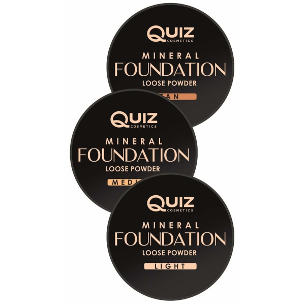 Quiz Cosmetics Mineral Foundation - Løs Kraft Light