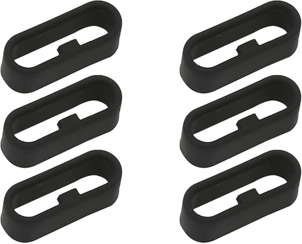 6 stk Garmin Watch Rings Smart Watch Silikonbåndsløyfer, Gummi