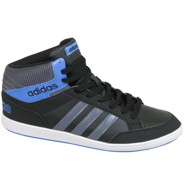 Adidas Hoops Mid K Blå,svarta,grafit 36 2/3