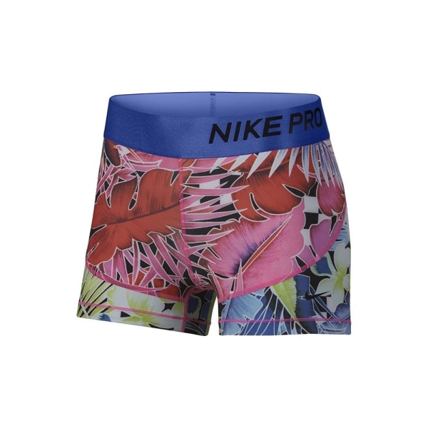 Nike Pro 8cm Printed Shorts W Multikolor Röda,gråa,blå 168 - 172 Cm/m