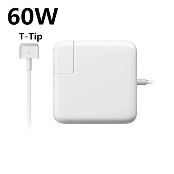 60W EU-kontakt MagSafe 2 T-TIP laddare, laddare för MacBook Pro