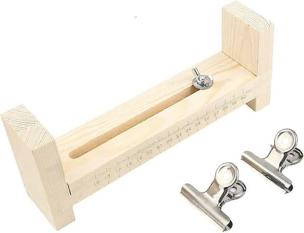Justerbar trearmbåndslager DIY Armbånd Tauknute Vever Flettede Fikseringsverktøy.