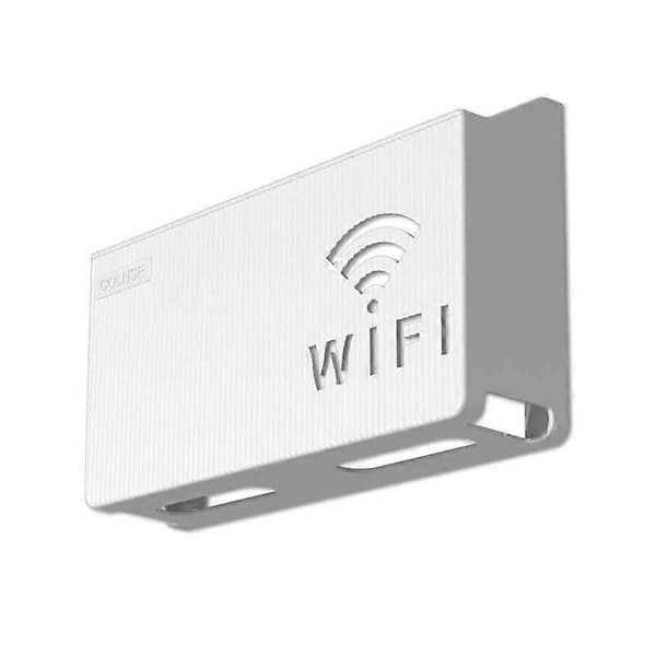 WiFi-ruter oppbevaringsboks, veggmontert WiFi-oppbevaringsboks, ruter oppbevaringshylle, oppbevaringsbokser hylle for soverom stue