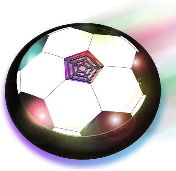 LED Hover Fotball for Barn, Gaver til Gutter Jenter 3 4 5 6 7 8-12 År Gamle Leker, Luftdrevet Fotball Innendørs Utendørs Spill