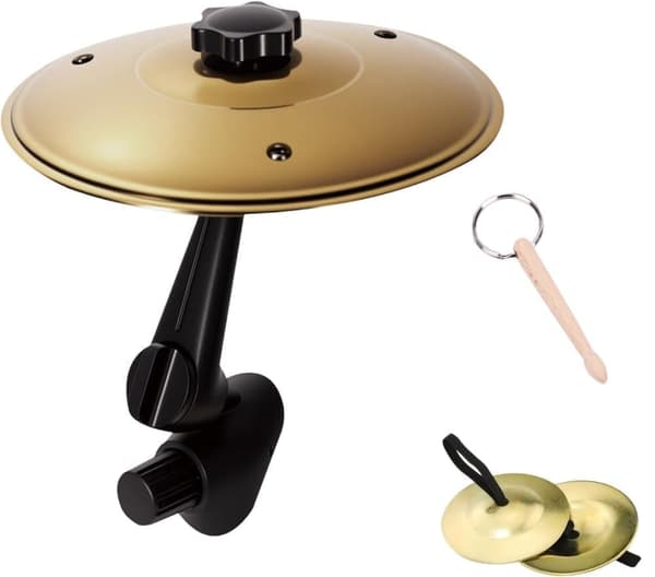 3-pakning Bilcymbaler for bilventil – Mini trommecymbal, fingersymbal for magedans & mini trommestikker_TF_TF