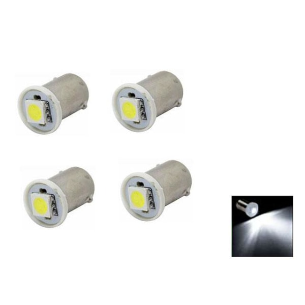 Ba9s 12000k Led Med 1st Smd5050 Chip 4-pack T4w Styling Silvergrå