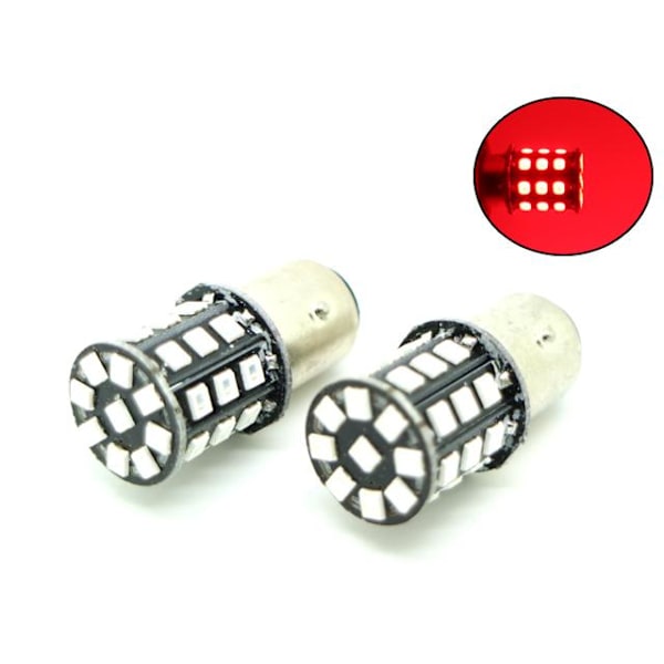 Bay15d röd p21/5w 1157 2-pack bak position bromsljus