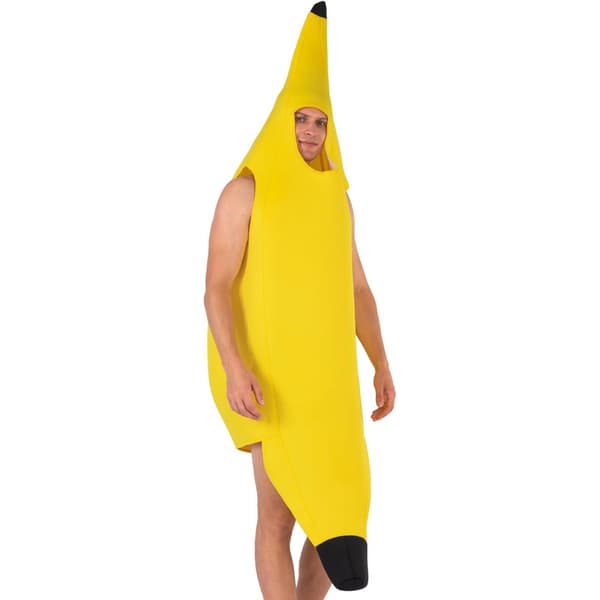 Sjovt Banan Frugt Kostume Banan Kostume Voksen Unisex One Size Halloween Maskerade
