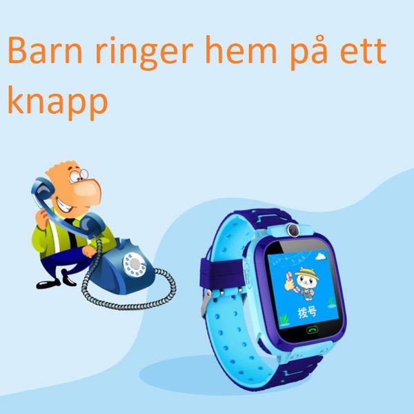 Smart Barn klocka med Telenor start paket|blå blå 0f19 | Blå | Fyndiq