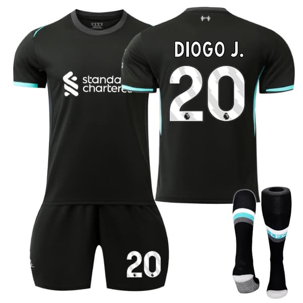 Diogo Jota Liverpool Tröja Nr 20 (inklusive strumpor) Vuxna och barn Nr 25 bortatröja 1 XXL
