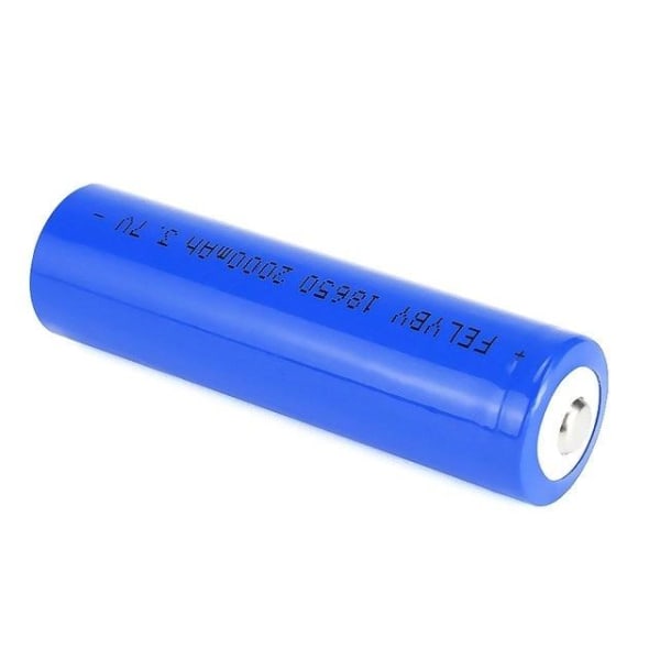 Teknikproffset Genopladeligt Batteri 18650, 2000mah (cust Tip)