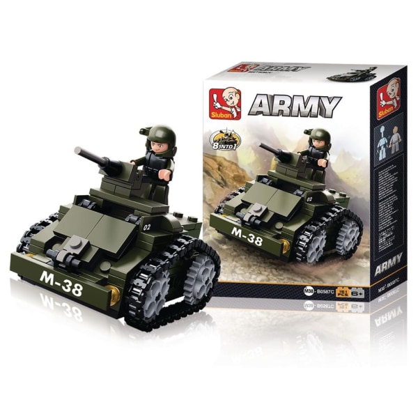 Sluban Byggblock Army Serie Armored Car