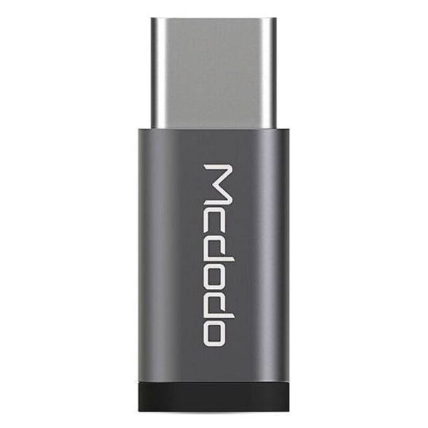 Mcdodo Kompakt Microusb Till Usb-c Adapter, Silver