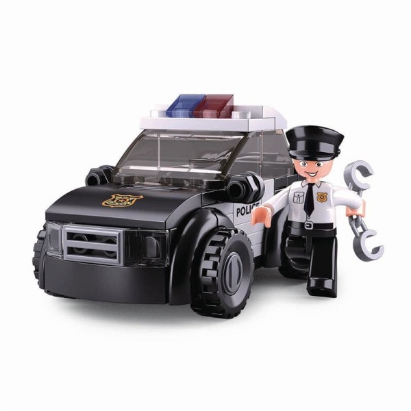 Sluban Byggblock Police Serie Patrol Car