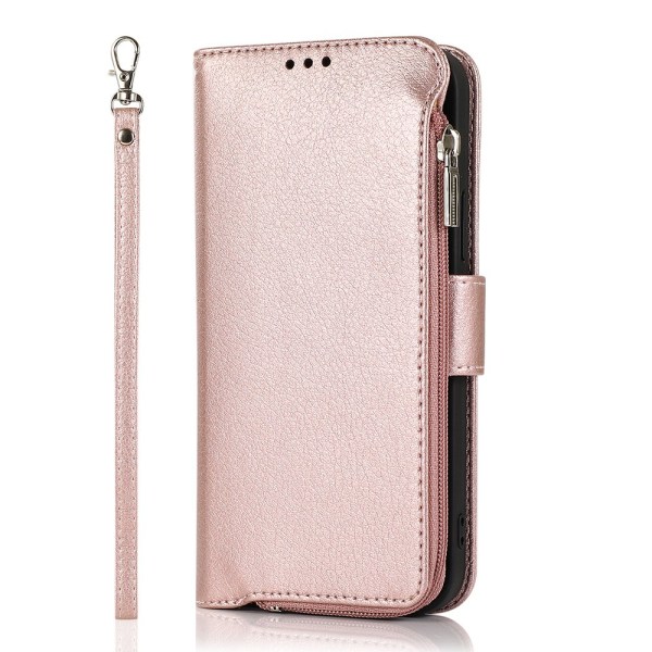 Floveme Light & Smooth Wallet Cover - Iphone 12 Mini Roséguld