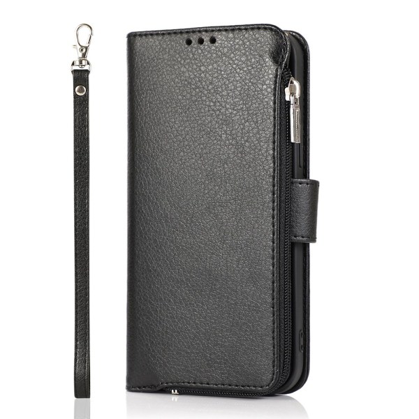 Floveme Light & Smooth Wallet Cover - Iphone 12 Mini Svart