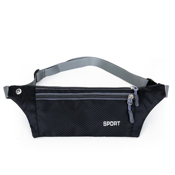 Floveme Midjeväska | Sport | Fitness | Universal | Unisex | Vattentålig Grön/Lila/Orange