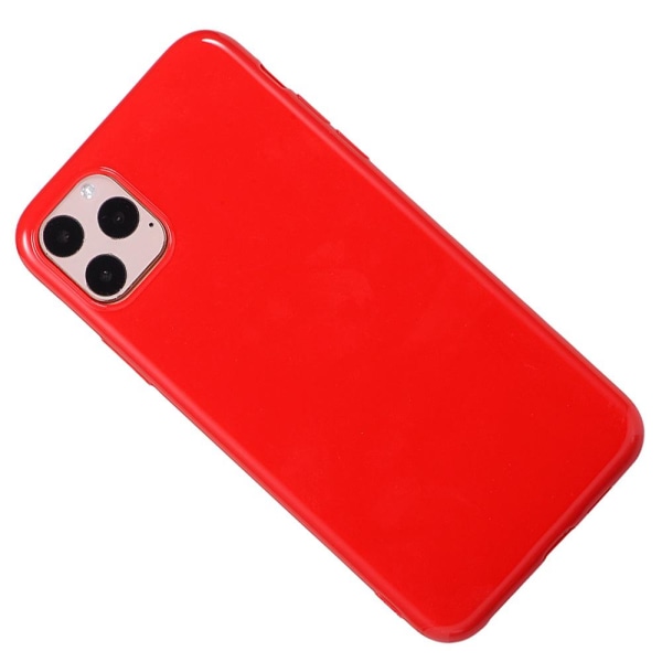 Iphone 11 Pro Max - Genomtänkt Silikonskal Röd