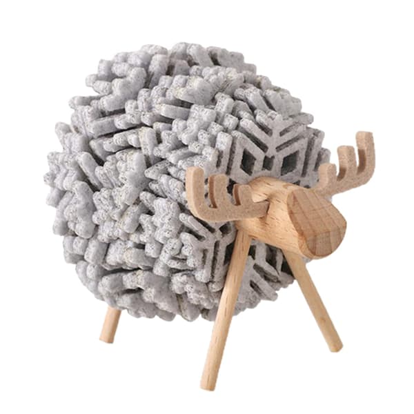 Får Snefnug Coasters Spisebords Dækkeservietter Vin Coaster Drikkevare Coaster Snefnug Kop Pude Bil Ornament Snefnug Kop
